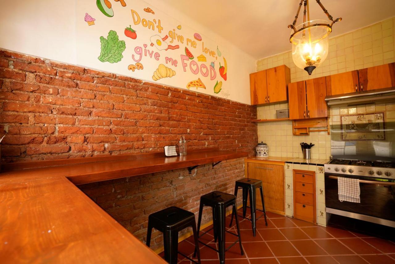 Hostal Fungi Casa Rosa Ciudad de México Exterior foto