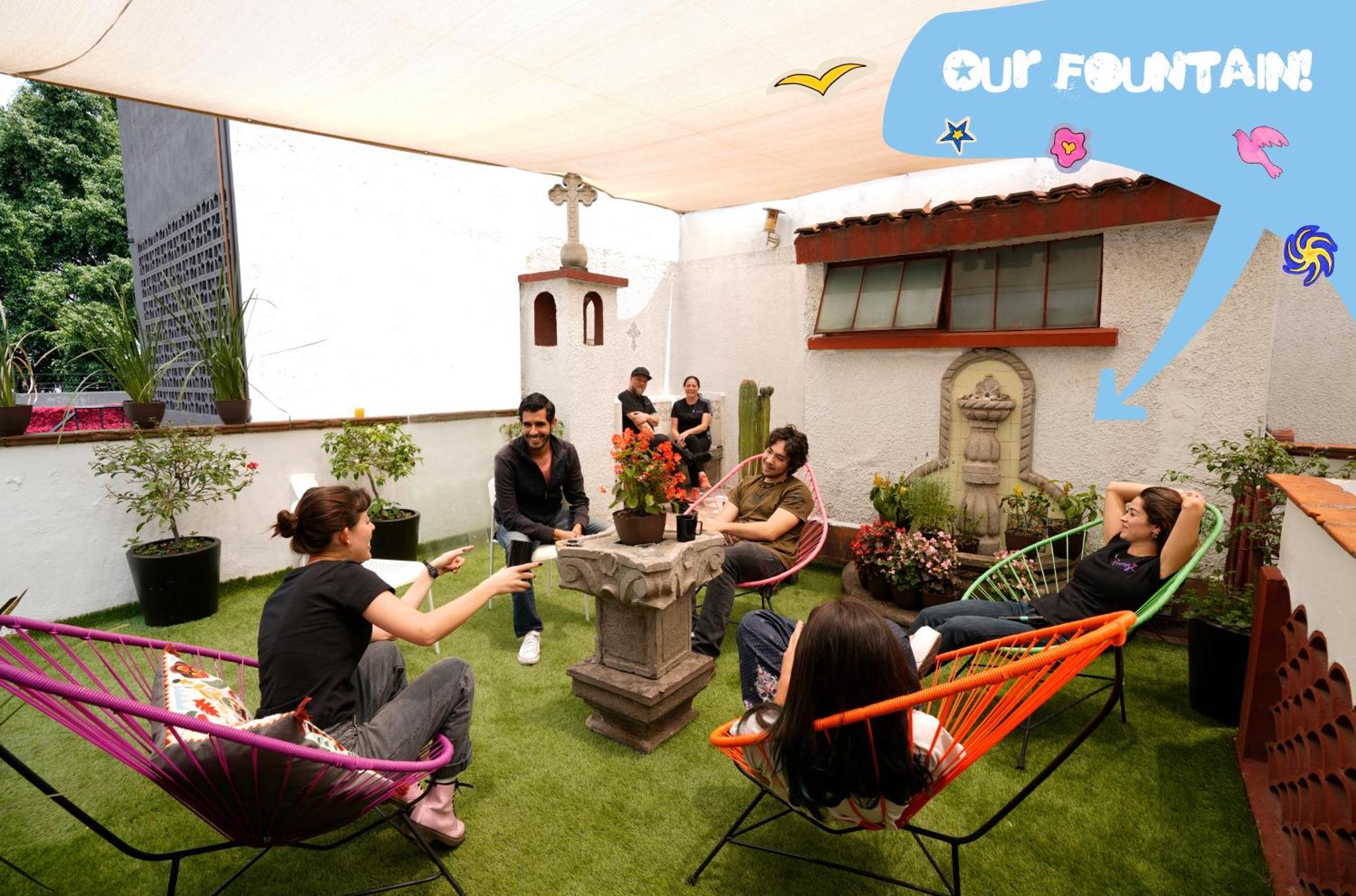Hostal Fungi Casa Rosa Ciudad de México Exterior foto